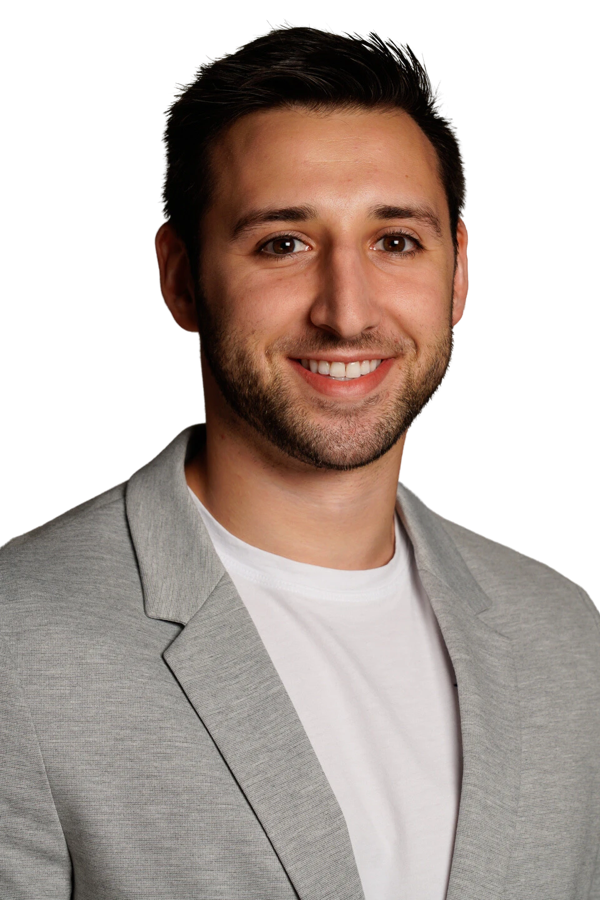 Matt Sobel smiling in a grey blazer